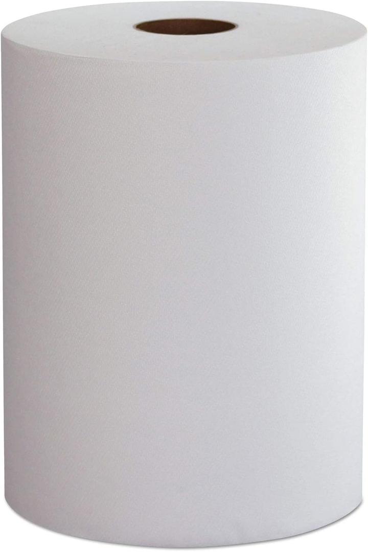Morsoft by Morcon W106 Paper Towel Dispenser Refill, 10 Inch Roll, White, 100% Recycled Fiber, 10 x 800ft, 6 Rolls, Ideal Paper Towel Rolls for Dispenser