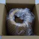 Rattan Table Lamp, Stepless Dimmable Small Beside Lamp, Vintage Wicker Wooden Nightstand Boho Bamboo Woven End Table Lamps for Bedroom Living Room Desk Kids Room, 2700K T45 LED Bulb Included