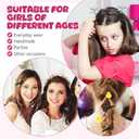 100pcs Metal Duck Bill Hair Clips, Spring Iron Alligator DIY Hairpins Barrettes Accessories for Hair Styling Party Christmas, Black