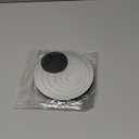 72 Pcs Acrylic Mirror Circle Wall Stickers, Round Self Adhesive Removable Wall Decal Set, 3D Round Dots DIY Art Wall Decoration Murals for Bedroom Home Sofa TV Background Decor (Black+Silver)