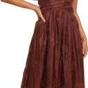 Petal & Pup Women's Harmony Maxi Dress (Brown, S)