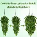 6Pcs Fake Hanging Plants Faux Greenery for Outdoor Planters Wall Plants Hanging Plants Artificial Decor Trailing Plants for Indoor Outdoor Plants Decor
