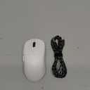 MELOGAGA Wireless Gaming Mouse, 2.4G/Bluetooth 5.4/USB-C 3-Mode Wired/Cordless Game Mice with 8 Adjustable DPI, Ergonomic Rechargeable Computer Mouse for PC, Mac, PS5, Tablet -White