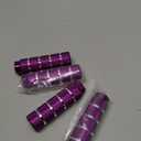 X AUTOHAUX 4pcs Aluminum Alloy Rear Foot Pegs Footrests Universal for BMX MTB Bike Bicycle Fit 3/8 Inch Axles (Purple)