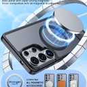 GooseBox for Samsung Galaxy S26 Ultra Case with Magnetic & Kickstand & Edge Raised Shockproof for Galaxy S26 Ultra(Black)