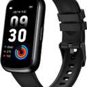 Fitness Tracker for Women Men, Smart Watch Band with 24/7 Heart Rate Blood Oxygen Sleep Monitor, Calories Step Tracker Pedometer 3ATM Waterproof Activity Tracker for Android iOS, Black