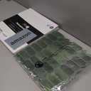 Art3d 10-Sheet Heavy-Duty Peel and Stick Backsplash, Self-Adhesive Vinyl Wall Tiles for Kitchen Countertop Bathroom, Green (12 x 12 Inch)