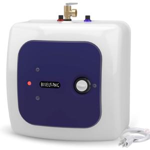 110V-120V 1500W Small Electric Under Sink Tank 8 Gallon Hot Water Heater Storage,Food Trucks Instant RV TR Trailer Kitchen Compact,Wall or Floor Mounted, Easy to Install,30L