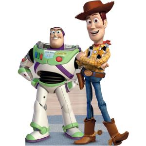 Cardboard People Buzz & Woody Life Size Cardboard Cutout Standup - Disney Pixar's Toy Story