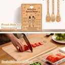 Sister Birthday Gifts - "Recipe for a Special Sister" Bamboo Cutting Board with Engraved Utensils, Best Friends Better Sisters Gift for Bridal Shower, Housewarming, Christmas