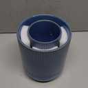 LE TAUCI Utensil Holder, 7.3"+5.4" Ceramic Kitchen Utensil Holder for Countertop, Large Cooking Utensil Crocks Gift for Mother's Day, Costal Ocean Home Kitchen Decor, Set of 2,Glaze Marble Blue