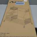 PLKOW Golf Bag Storage Garage Organizer, Extra Large Size Golf Bag Storage Stand and Golf Equipment Rack for Garage,Shed, Basement