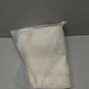 OJIA Lumbar Decorative Boho Throw Pillow Cover, 12 x 20 Farmhouse Cute Pillowcase Minimalist Neutral Collection Cream White Tufted with Tassels Woven Cushion Cover for Sofa Couch Bedroom Living Room