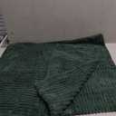 MIULEE Decorative Throw Pillow Covers for Couch Bed Livingroom 18x18 Inch Set of 2 Dark Green Boho Accent Throw Pllows Broadside Striped Patchwork Soft Corduroy Pillowcases