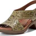 Cobb Hill Corria Women's Sandal (6 Wide, Dark Green Leather)