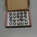 Sposuit M12x1.5 Lug Nuts - Aftermarket Lug Nuts 1.38" Height, 3/4" Hex, 0.87" Width - Closed End Chrome Lug Nut(20 Pcs)