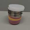 Elk and Friends Stainless Steel Bowls with Silicone Sleeve for Babies & Toddlers | Lids Included | Stay Put Suction | Cereal & Snack Bowls | 4 Pack (Blush/Peach/Lilac/Lemon)