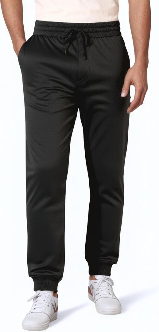 Men's Sweatpants Joggers with Pockets Thickened Comfort Drawstring L