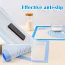 Nonstick Silicone Pastry Mat Extra Large with Measurements 28''By 20'' for Silicone Baking Mat, Counter, Dough Rolling,Fondant/Pie Crust By Folksy Super Kitchen (2028, Blue)