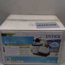 INTEX SX1500 Krystal Clear Sand Filter Pump for Above Ground Pools: 1500 GPH Pump Flow Rate  Improved Circulation and Filtration  Easy Installation