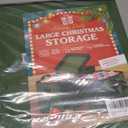 Holiday Cheer Premium Christmas Ornament Storage with 8 Tray  Christmas Storage Container with Dividers Perfect for Holiday Decorations Fits 128 Holiday Ornaments  Tear-Proof Fabric (Large, Green)