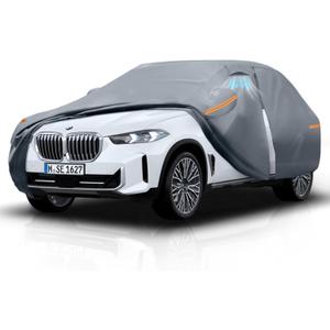 Waterproof BMW X3(2003-2026) Car Cover with Breathable Vents, [2026 Upgrade] Premium Covers with Cotton Liner and Zipper Door, Sun Rain Snow Dust Uv Protection