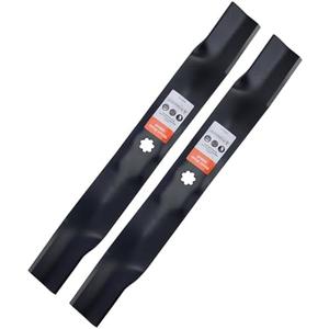 Grasscool AM141034 42 inch Mower Blades for John Deere D130 D110 D105 D125 X300 Z225 LA135 Z235 42" Deck Lawn Tractor Replace AM137327 AM141032 (2 Pack)
