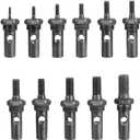 WETOLS 11Pcs Rivet Nut Tool Replacement Mandrels of WE882/WE889, Rivet Nut Tool Accessories Set M3-M12, 10-24, 1/4-20, 5/16-18, 3/8-16 Spare Parts