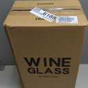 12 oz Fully Tempered Wine Glasses Set of 12, Classic Design, Durable and Scratch-Resistant (Clear)