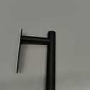 Toilet Paper Holder - Self Adhesive Toilet Paper Holder Wall Mount for Bathroom, SUS 304 Stainless Steel Command Strip Toilet Paper Roll Holder Stick On Wall, No Drilling - Matte Black (1PCS)