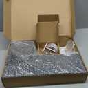 NATURE'S SOURCE Corner Floating Shelves with Invisible Brackets, Corner Shelves Wall Mounted Set of 3, Bedroom Bathroom Kitchen Living Room Office- Gothic Style 16.6" x 6" (Black)