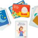 Melissa & Doug Ms. Rachel First Words Textured Sensory Flashcards Preschool Learning Toy for Boys, Girls - FSC Certified