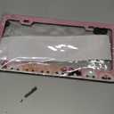 Cute Cat License Plate Frame - 1 Pack Kawaii Kitten Pet Lover Rust-Proof Aluminum Car Tag Holder - Watercolor Animal Art Decorative Plate Cover for Women Cat Mom Includes Sticker