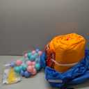 Step4Fun Inflatable Bounce House, Kids Castle Slide Bouncer for Children Jumping Outdoor and Indoor Party, Baby Backyard Water Jumper Toy with Blower, Ball Pit Pool, Ideal Gifts112 x 98 x 65