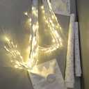 2-Pack 4FT Lighted Birch Trees (Higher Size & Floor Standing), 96 LED Twinkling Birch Christmas Tree Lights for Indoor & Outdoor, 2 Modes Warm White Tree Lights for Christmas Thanksgiving Home Decor