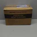 Road Comforts Baja Blanket Seat Covers Gray Diamond Bucket Seat Covers Low Back Full Set - Jacquard Fabric, Airbag Compatible, Universal Fits for Most Cars, Truck, SUV, Vans