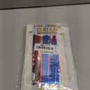 4th of July Backdrop Decorations, 2 Pack Star Print Red Blue Streamers Tinsel Foil Fringe Curtains Photo Booth Props for Memorial Day, Independence Day, Patriotic, USA Party Decor Supplies