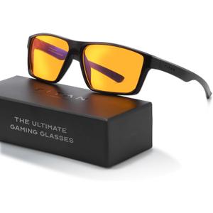 Titan Gaming Glasses, Anti Blue Light Glasses Men, UV400 Protection Blue Light Blocking Glasses for Computer Eye Strain