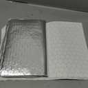 EcoDispose Pre-Cut Insulated Foil Sandwich Wrap Sheets Grease-Resistant for Hot Food (10-1/2" x 14",100 PCS)