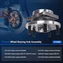Autoround 513302 Front Wheel Hub and Bearing Assembly Compatible with Subaru Outback 2015-2020, Forester 2019-2021, Impreza 2004-2014, Legacy 2015-2020, Ascent 2019, 5 Lugs w/ABS