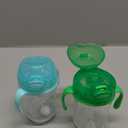 Brand  Mama Bear Spill Proof Dishwasher Safe Silicone Weighted Straw Sippy Cup with Removable Handles, BPA Free, 9 Ounces, Blue/Green, Pack of 2