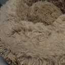 Warm and Soft Plush Dog Bed for Pets Cat Round Warm Cuddle Kennel Soft Puppy Sofa, Relieves Anxiety and Improved Sleep for Winter Sleep