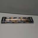 Garbendy Black Gold Foil Christmas Wrapping Paper Roll - Mini Roll - 17 inch X 120 inch Per roll - Reversible 3 Different Design with Glitter Metallic Foil Shine (42.5 sq.ft.ttl)