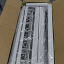 2 Packs Under Sink Organizer, Height Adjustable 3 Tier Under Kitchen Sink Organizer, Multi-Purpose Storage Shelf for Kitchen Bathroom Cabinet (White, Large)