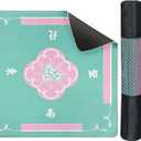 31.5'' Mahjong mat for Table, Mah Jong Table Cover with Storage Bag, Anti Slip and Noise Reduction, Poker, Card, Board & Tile Games Mat