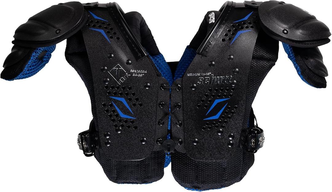 Schutt T-Flex Youth Shoulder Pads, Black/ Blue
, XL