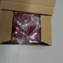 6 Pcs Velvet Beads Christmas Tree Bows Ornament for Craft Vintage Red Bow Ornament Coquette Xmas Velvet Beads for Christmas Tree Door Garland Wreath Tiered Tray Decorations