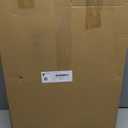 Acrylic Display Case for Collectibles Clear Acrylic Boxes for Display Action Figures Dolls Lighted Trophy Gundam Display Case Dustproof Storage Box(Black-Solid Yellow; 13.8*9.8*21.7 inch)