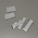 PATIKIL Reflective Patch 1x4 2x3, 6 Pcs Hook and Loop Fastener Safety Appliques for Night Sportsperson Worker Hiker, White