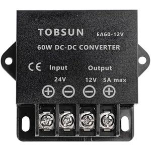 DC 24V to 12V 5A Converter 60W Voltage Step Down Buck Converter Regulator Reducer Power Converter Mini Module for Automotive, Industrial & DIY Electronic Projects